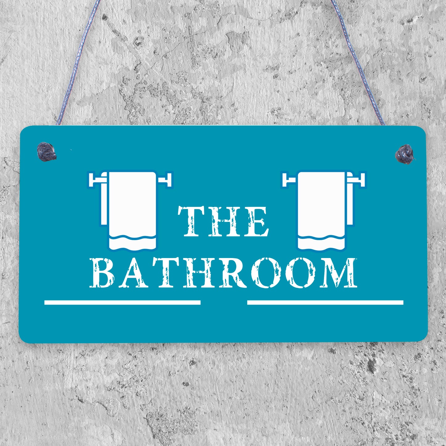 Bathroom Decor Marble Theme Hanging Bathroom Toilet Sign Home Decor Gift