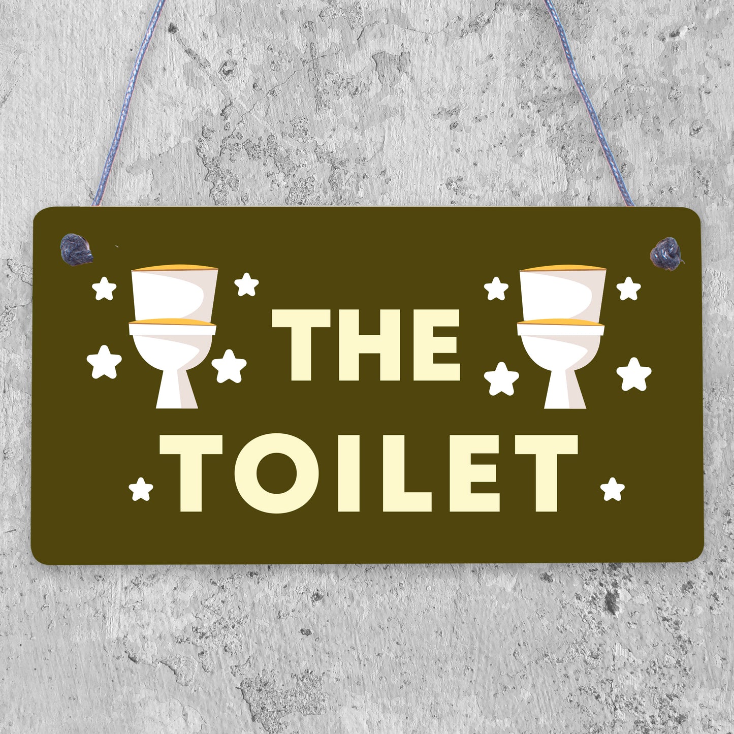 Shabby Chic Toilet Sign Door Plaque Bathroom Sign Bathroom Accessories Home Sign