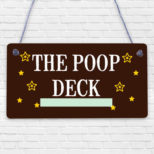 Funny Nautical Theme Sign For Bathroom Toilet Loo Beach Theme Home Decor