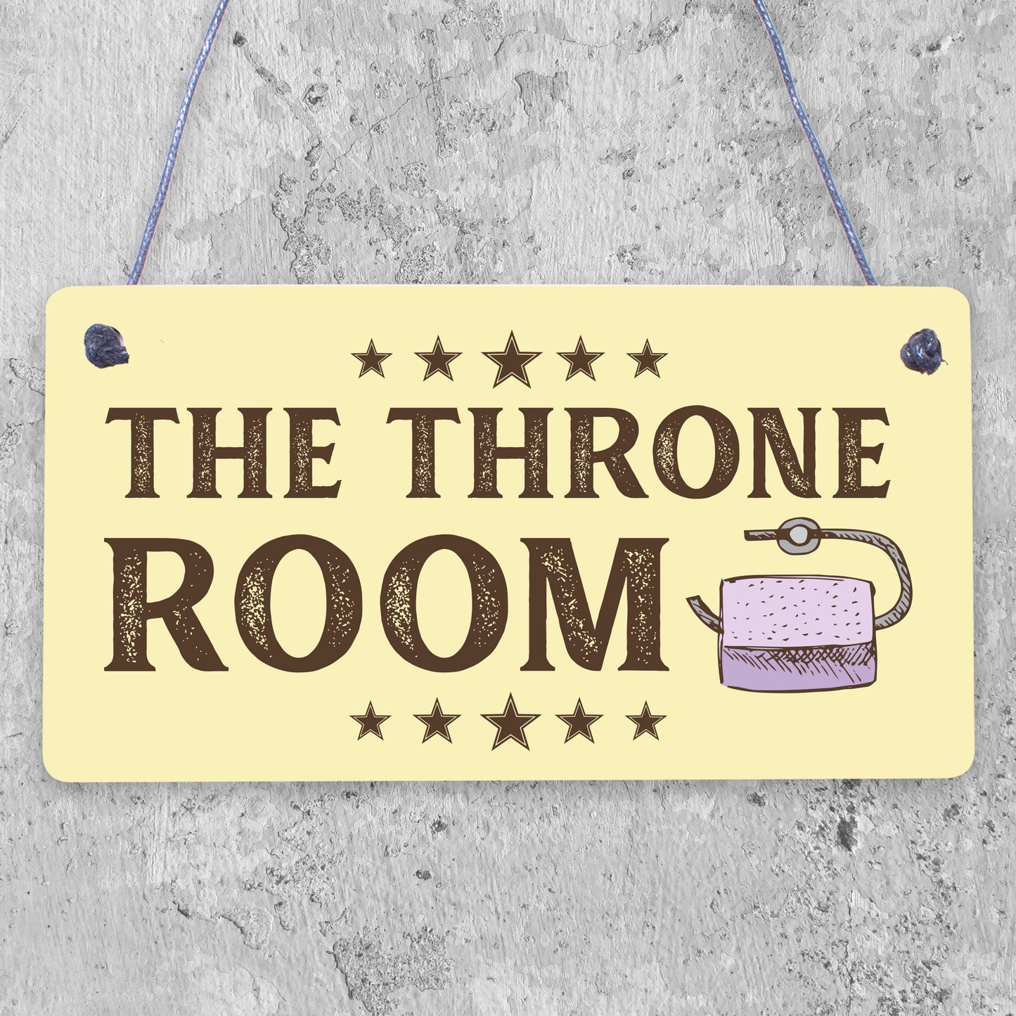 The Throne Room Toilet Bathroom Plaque Shabby Chic Ladies Gents Sign Funny Gift