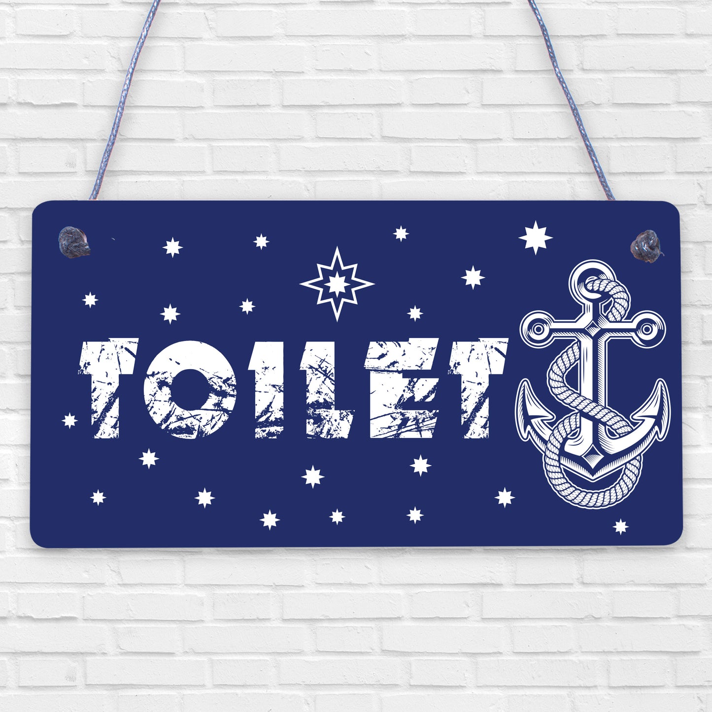 Nautical Toilet Bathroom Decor Gifts Home Decor Hanging Sign Decorations