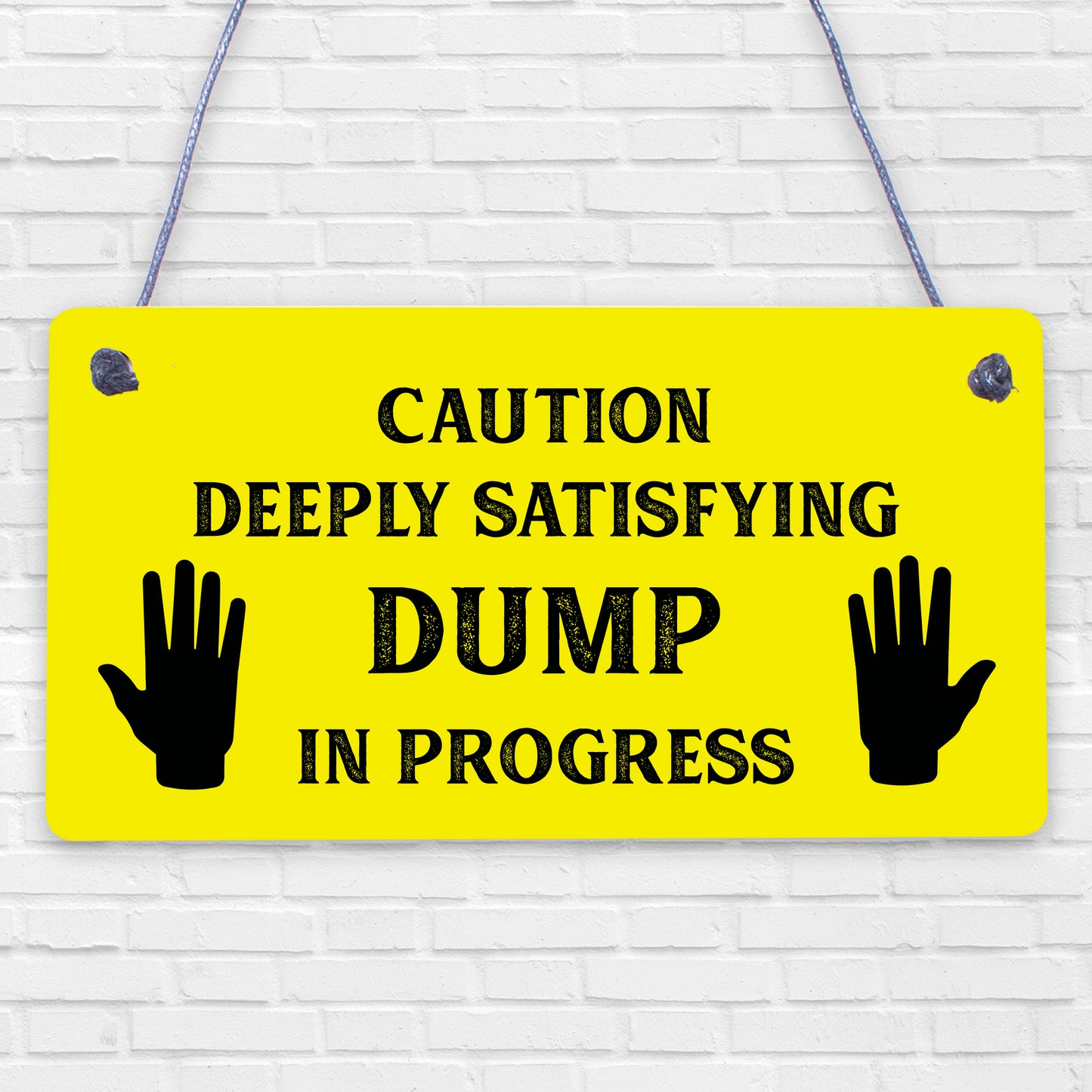 Funny Toilet Bathroom Warning Sign Novelty Bathroom Decor Accessories Gifts