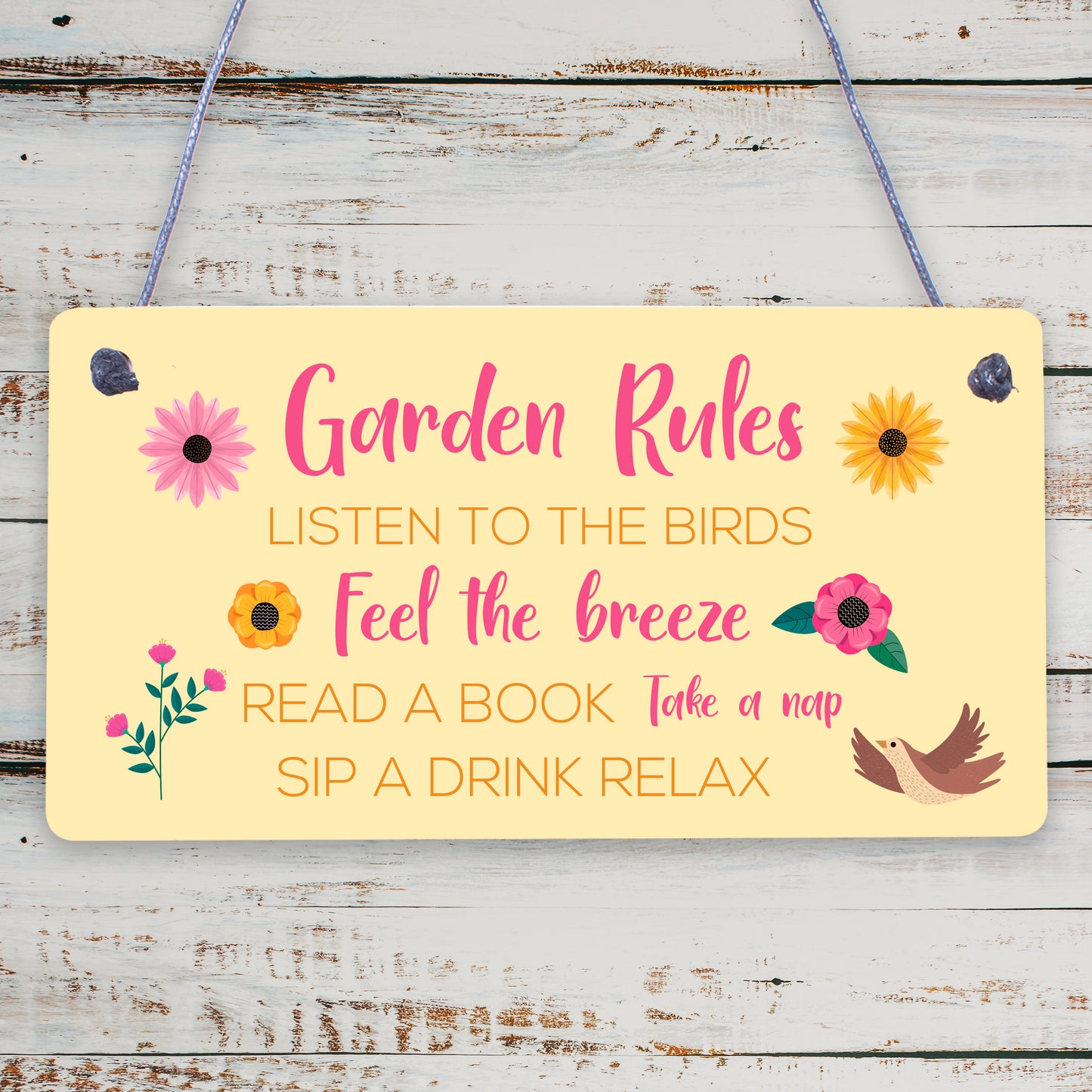 Garden Plaque Hanging Summer House Garden Shed Gifts For Mum Nan Nanny