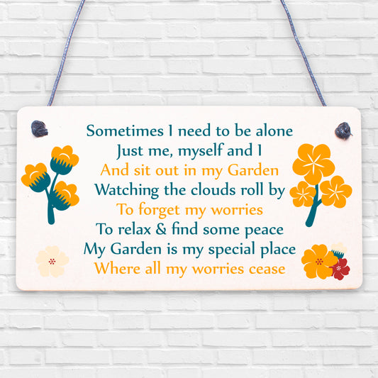 Special Garden Sign Summer House Shed Memorial Plaque Friendship Mum Nan Gift