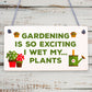 Funny Garden Plaque Gardening Gifts Hanging Garden Shed Signs Novelty Decor