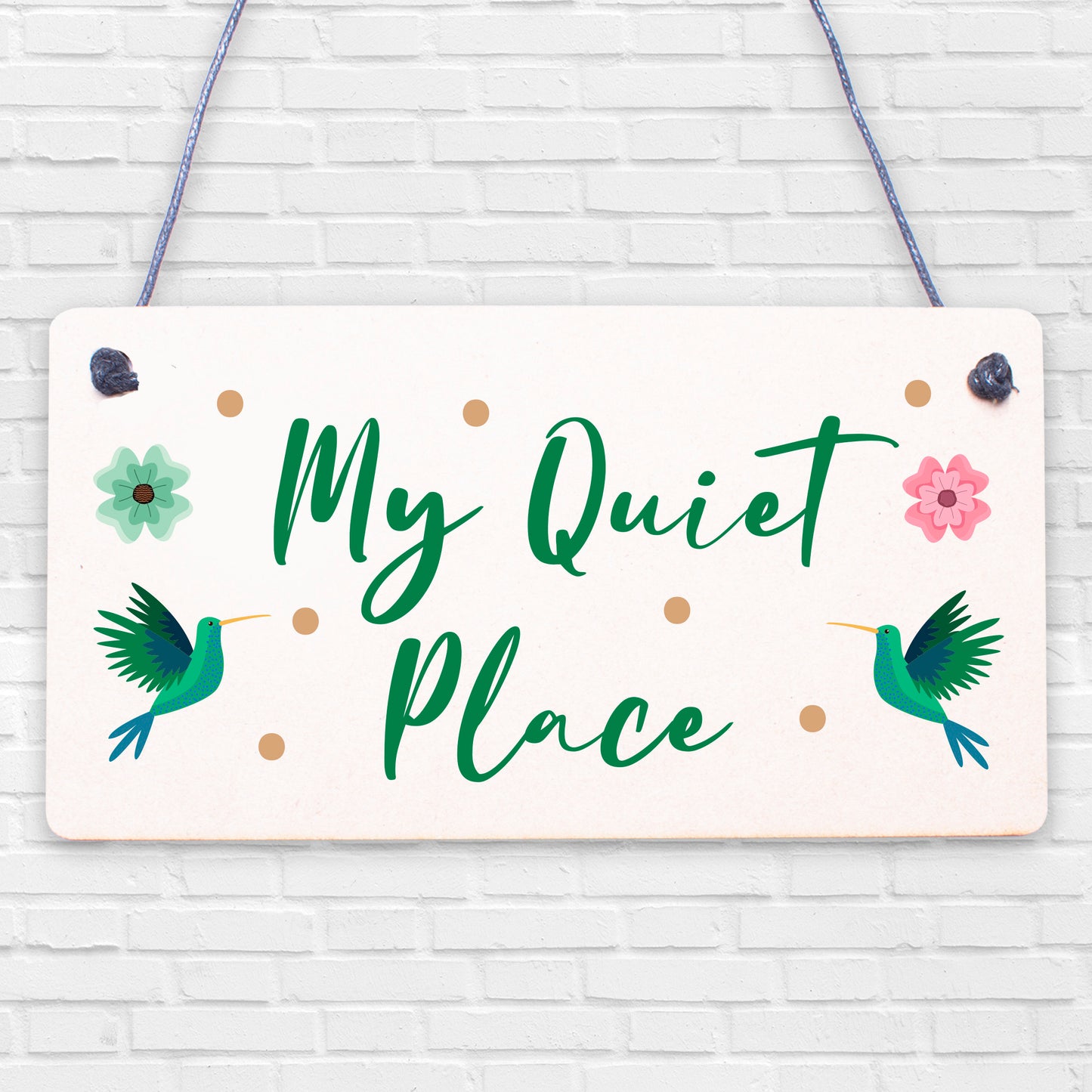 Quiet Place Garden Sign Shed SummerHouse Plaque MUM NAN Women Gifts For Her