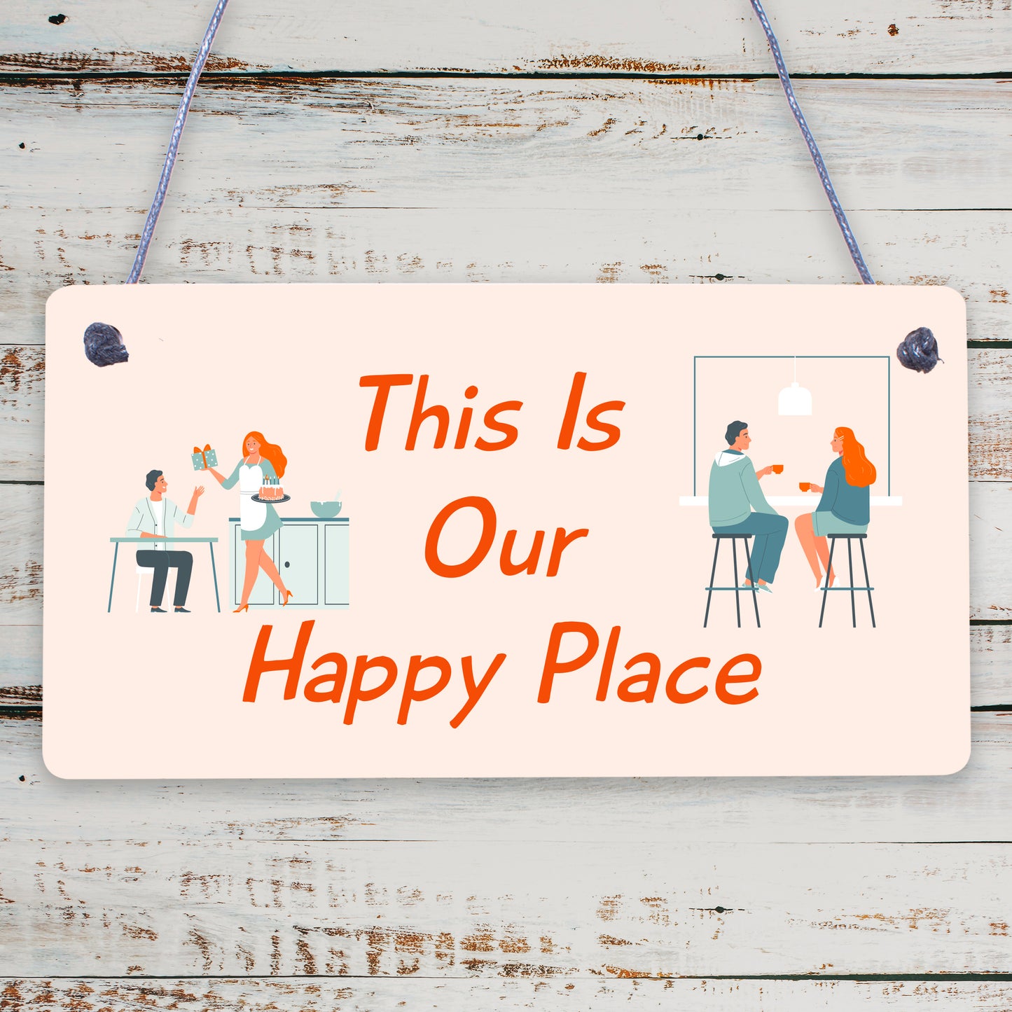 Novelty Garden Signs And Plaques Happy Place Summerhouse Wendy House Sign