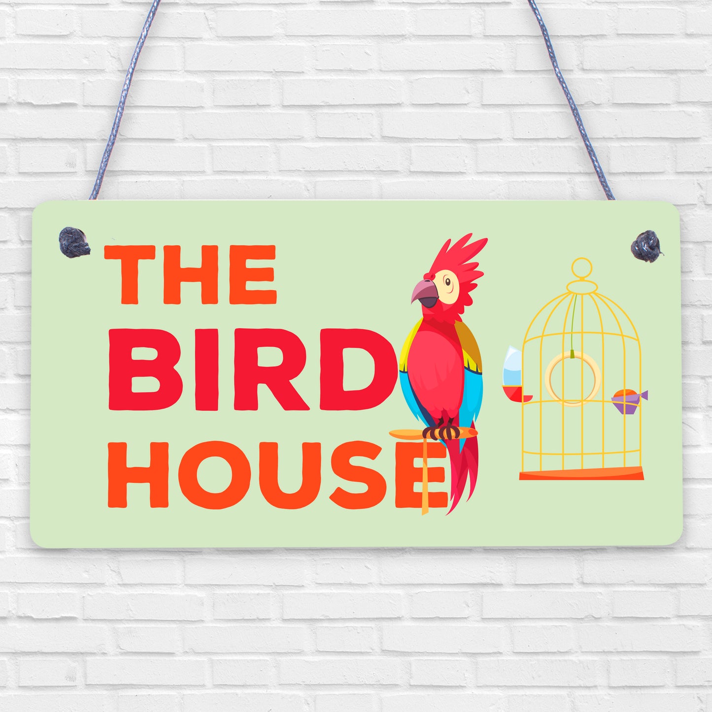 The Bird House Sign Garden Shed Summerhouse Sign Home Gift For Mum Nan