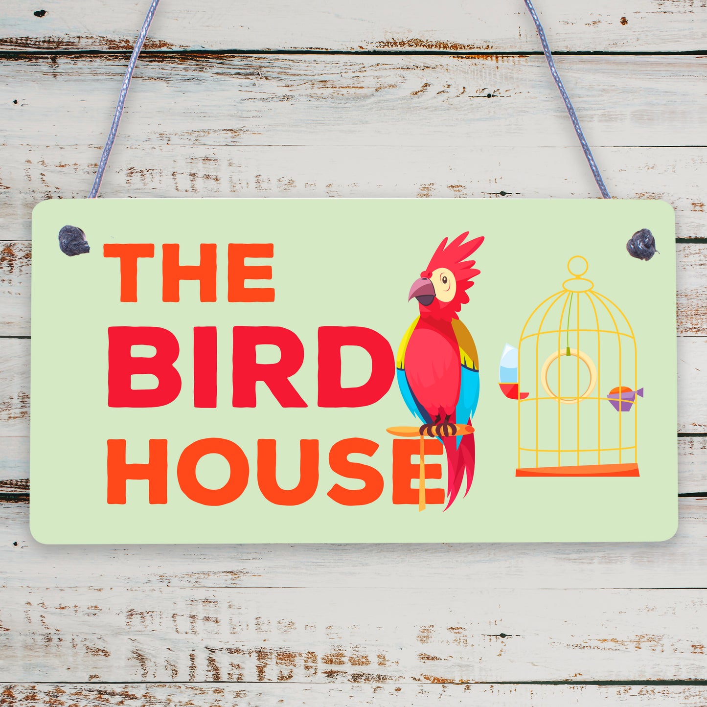 The Bird House Sign Garden Shed Summerhouse Sign Home Gift For Mum Nan