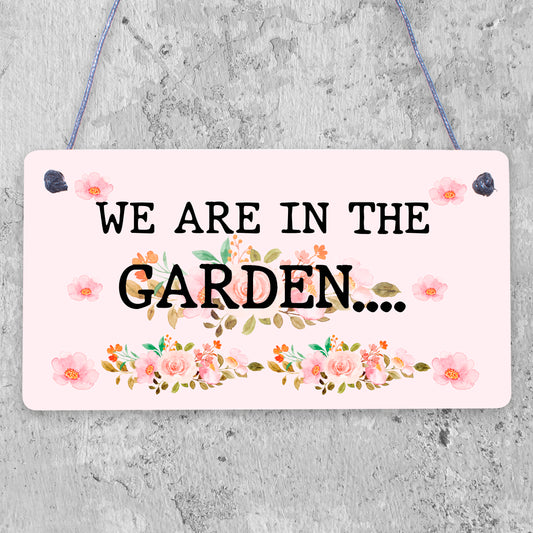 In The Garden Sign Novelty Home Garden Decor Gifts Garden Signs For Your Home