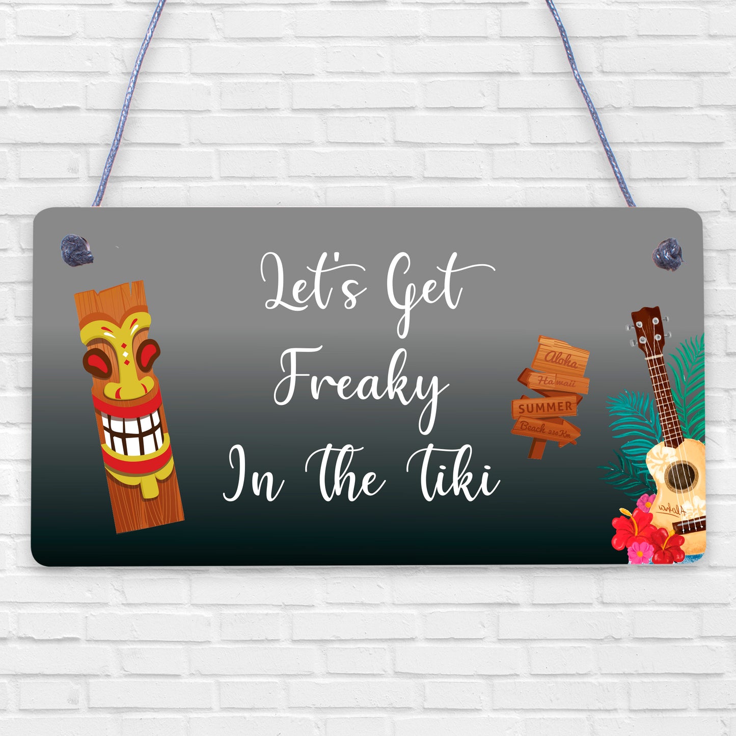 Novelty Tiki Bar Sign Home Bar Decor Cocktail Bar Garden Decor Hanging Plaque