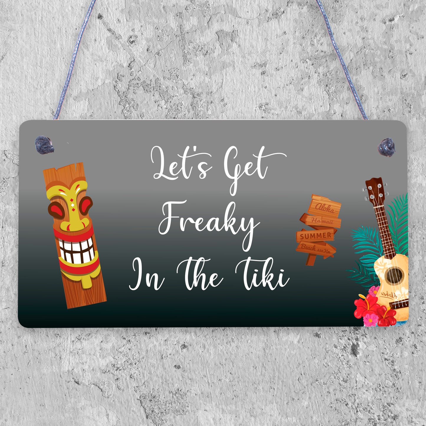 Novelty Tiki Bar Sign Home Bar Decor Cocktail Bar Garden Decor Hanging Plaque