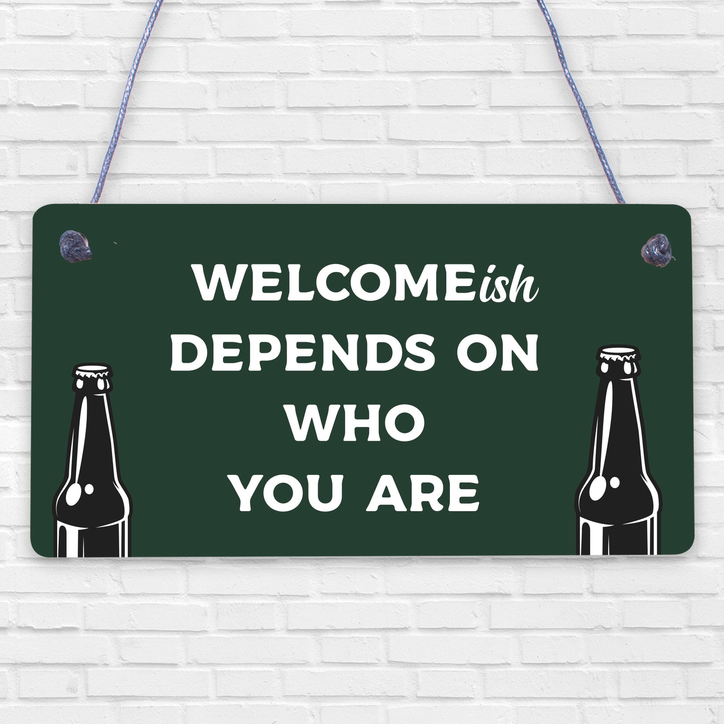 Funny Bar Welcome Sign Novelty Man Cave Gifts Home Bar Decor Garden Gifts