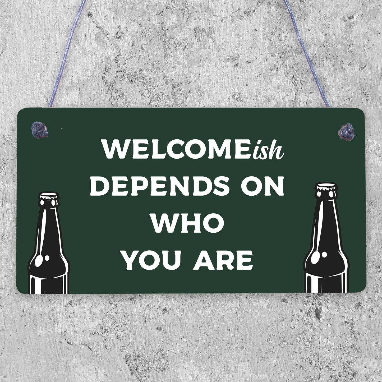 Funny Bar Welcome Sign Novelty Man Cave Gifts Home Bar Decor Garden Gifts