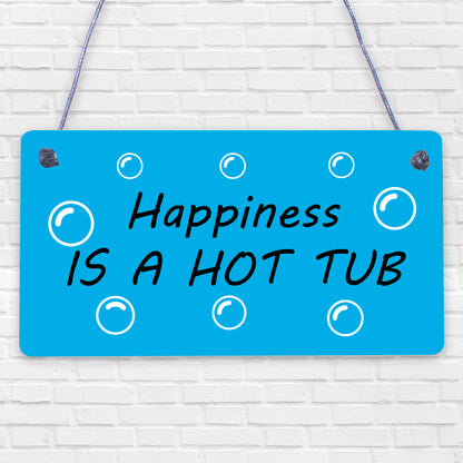 Funny Hot Tub Sign Hanging Plaque Hot Tub Decor Garden Sign Shed Wall Plaque