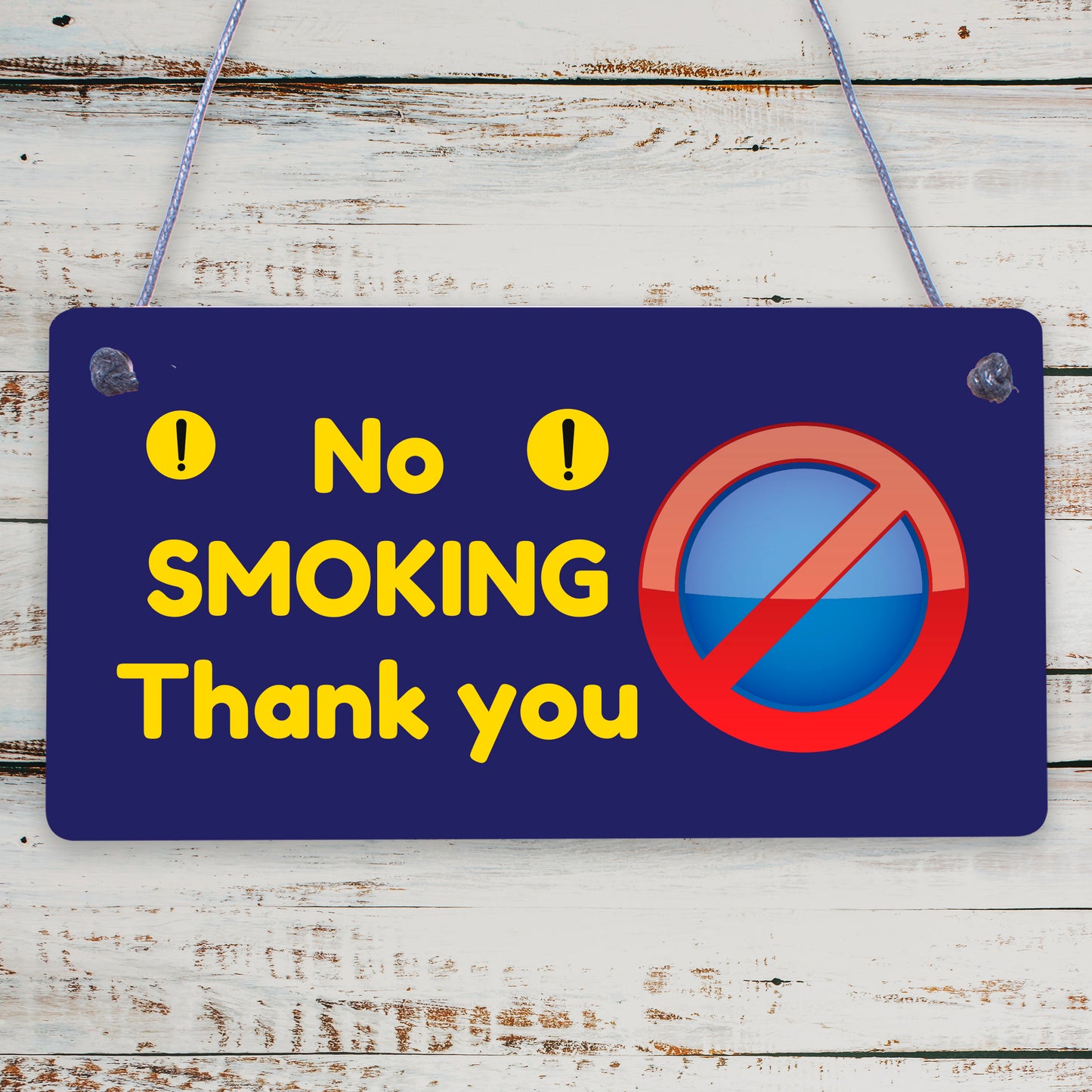 No Smoking Thank You Smoking Area Garden Pub Bar Smoking Area Plaque Wooden Sign