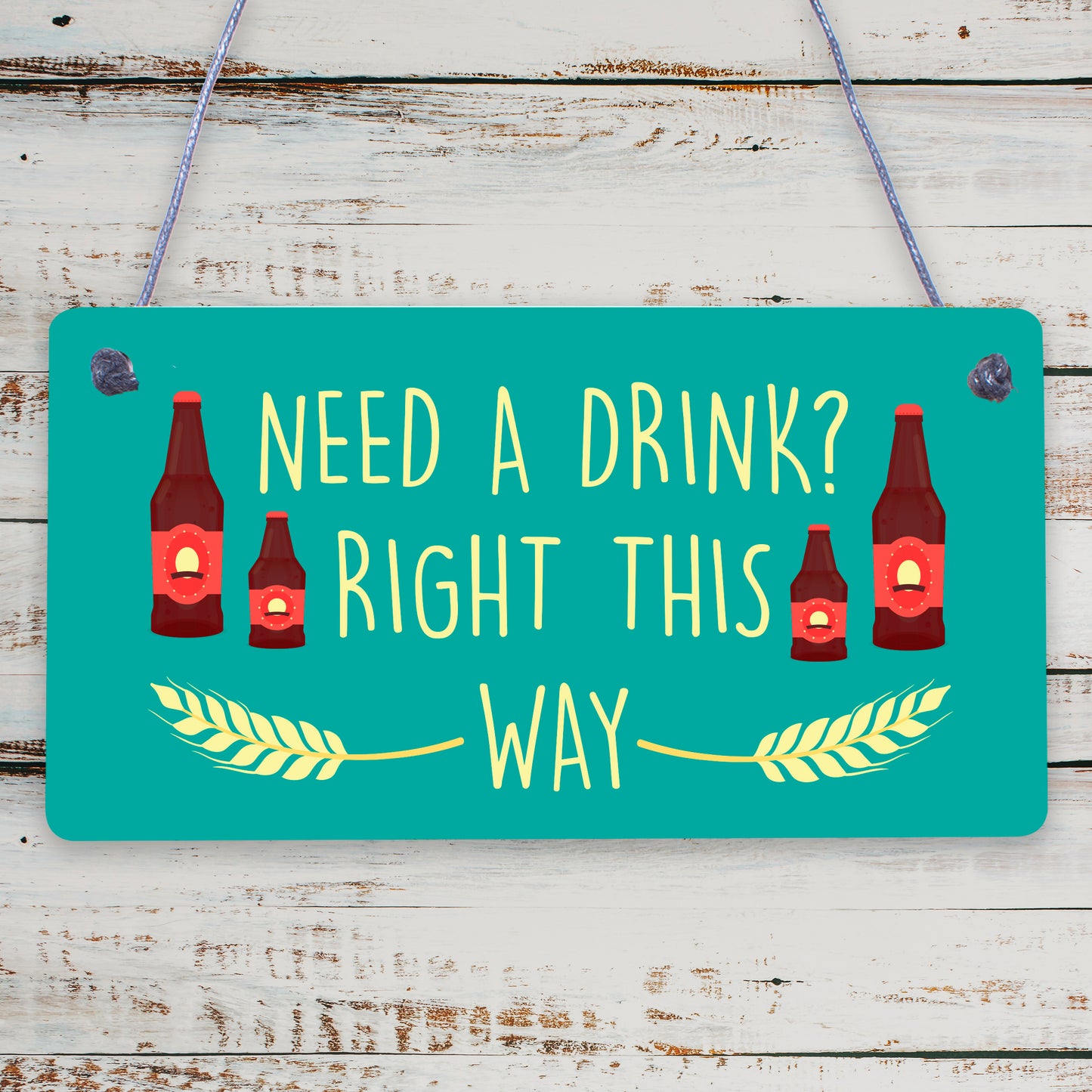 Novelty Bar Decor Signs Hanging Home Bar Man Cave Pub Garden Bar Decor Signs