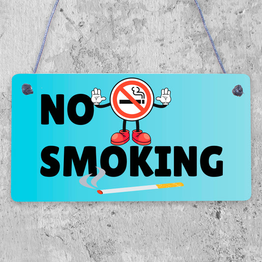 No Smoking Area Hanging Sign Hotel Garden Pub Bar Door Wall Warning Plaque