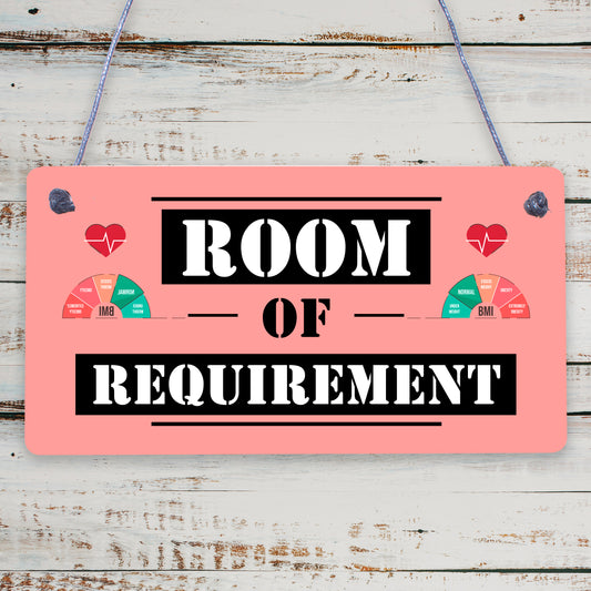 Room Of Requirement Wizardry Hanging Plaque Magic Gift Sign Bedroom Toilet