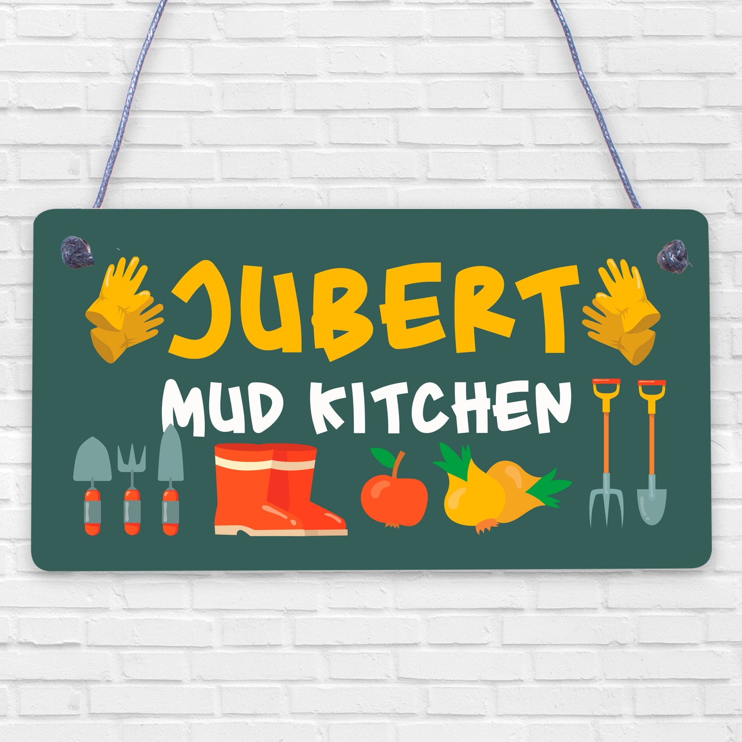 Personalised Colourful Mud Kitchen Sign For Garden Daughter Son Gift Home Gift