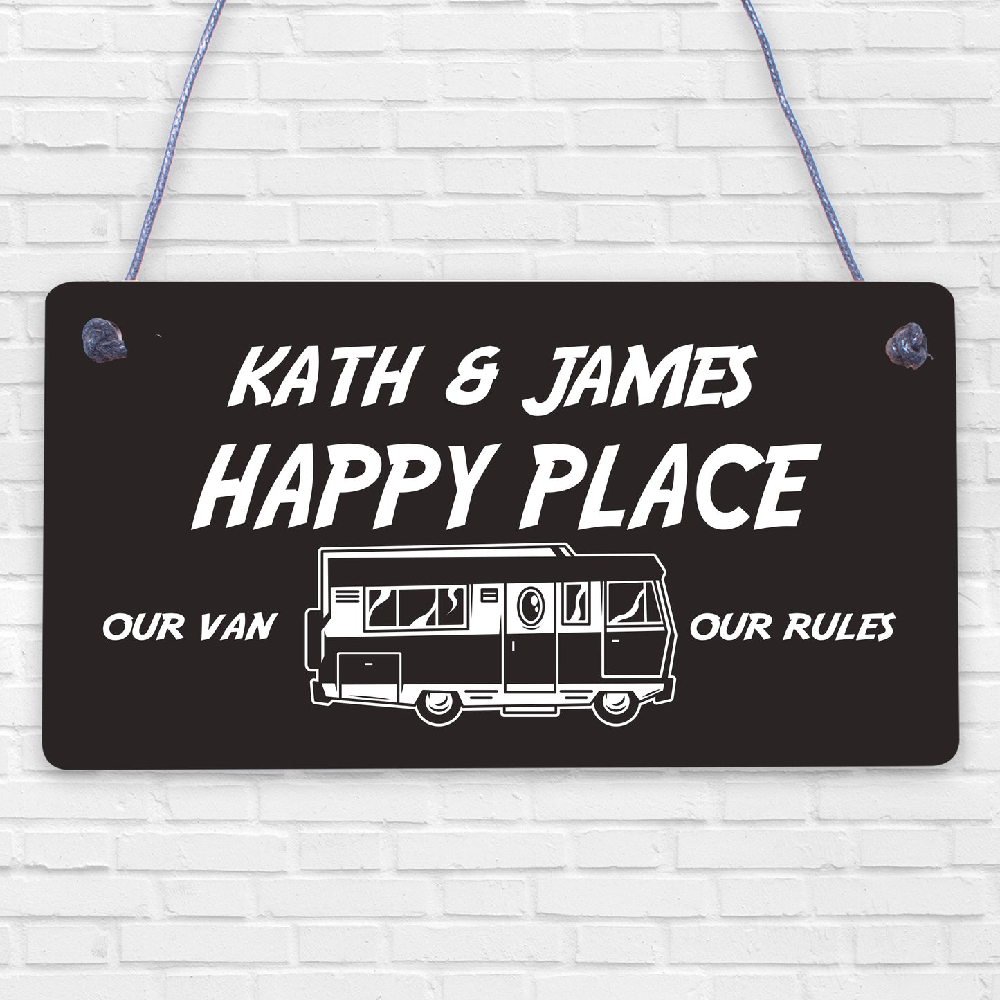 Caravan Personalised Decor Signs For Campervan Motorhome Home Decor Plaques