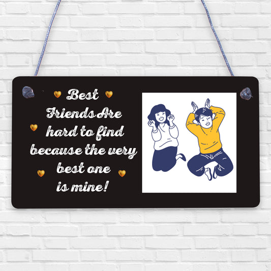 PERSONALISED Picture Plaque For Best Friend Birthday Xmas Thank You Gift