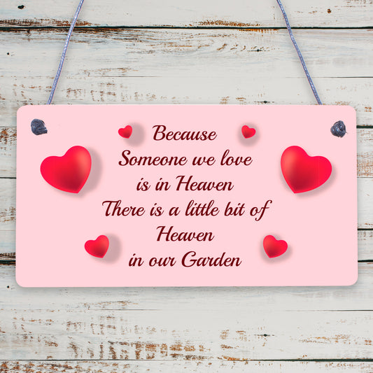 In Memory Of Nan Mum Dad Garden Memorial Sign Personalised Memorial Plaque