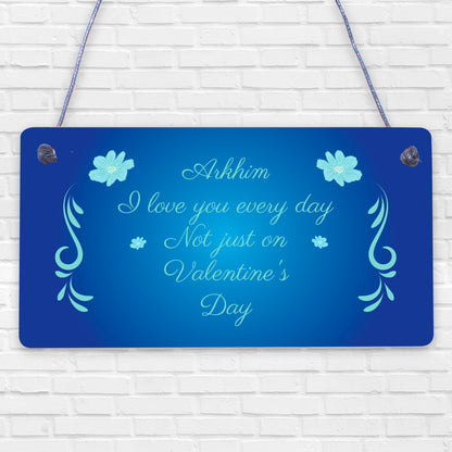 Personalised Photo Plaque Special Valentines Day Gift For Him Her Husband Wife