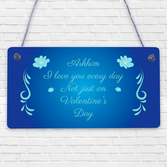 Personalised Photo Plaque Special Valentines Day Gift For Him Her Husband Wife