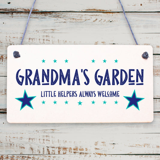 Personalised Garden Sign Nanny Grandma Nan Nanna Gift Home Gift For Her