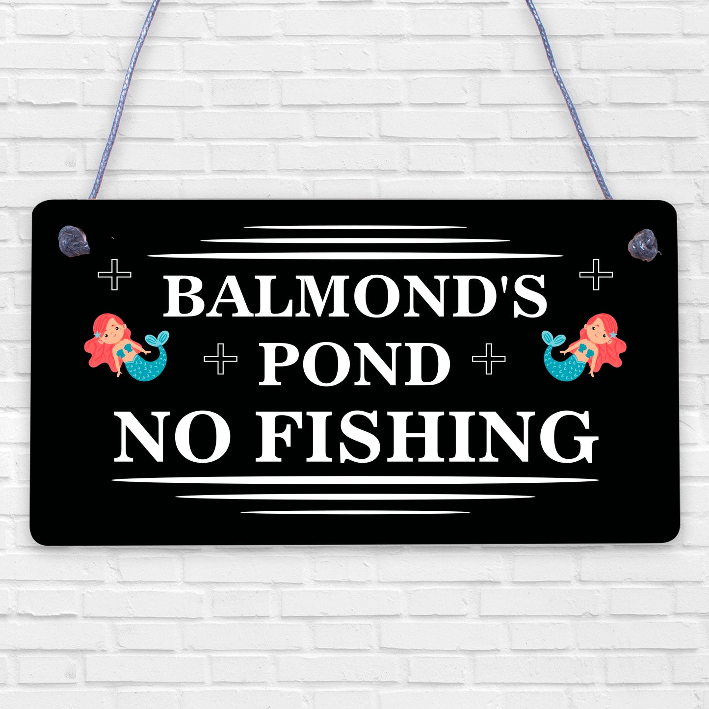 Personalised POND Sign Garden Summerhouse Shed Sign Home Decor Gift