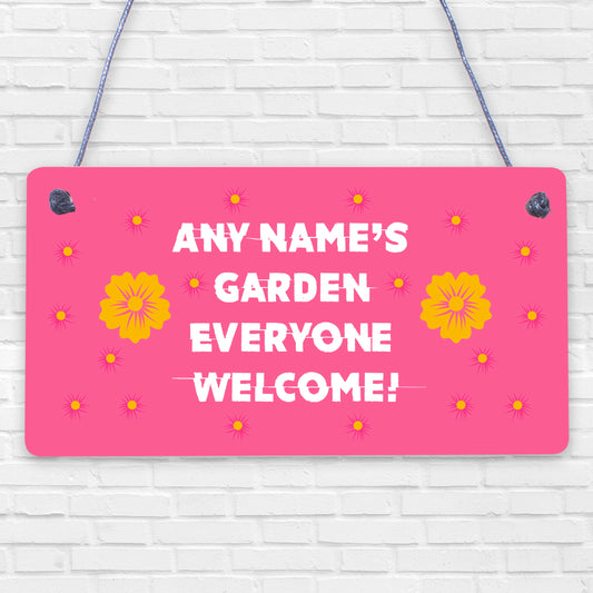 PERSONALISED Garden Sign Summer House Sign Gifts For Women Mum Nan Sister Auntie