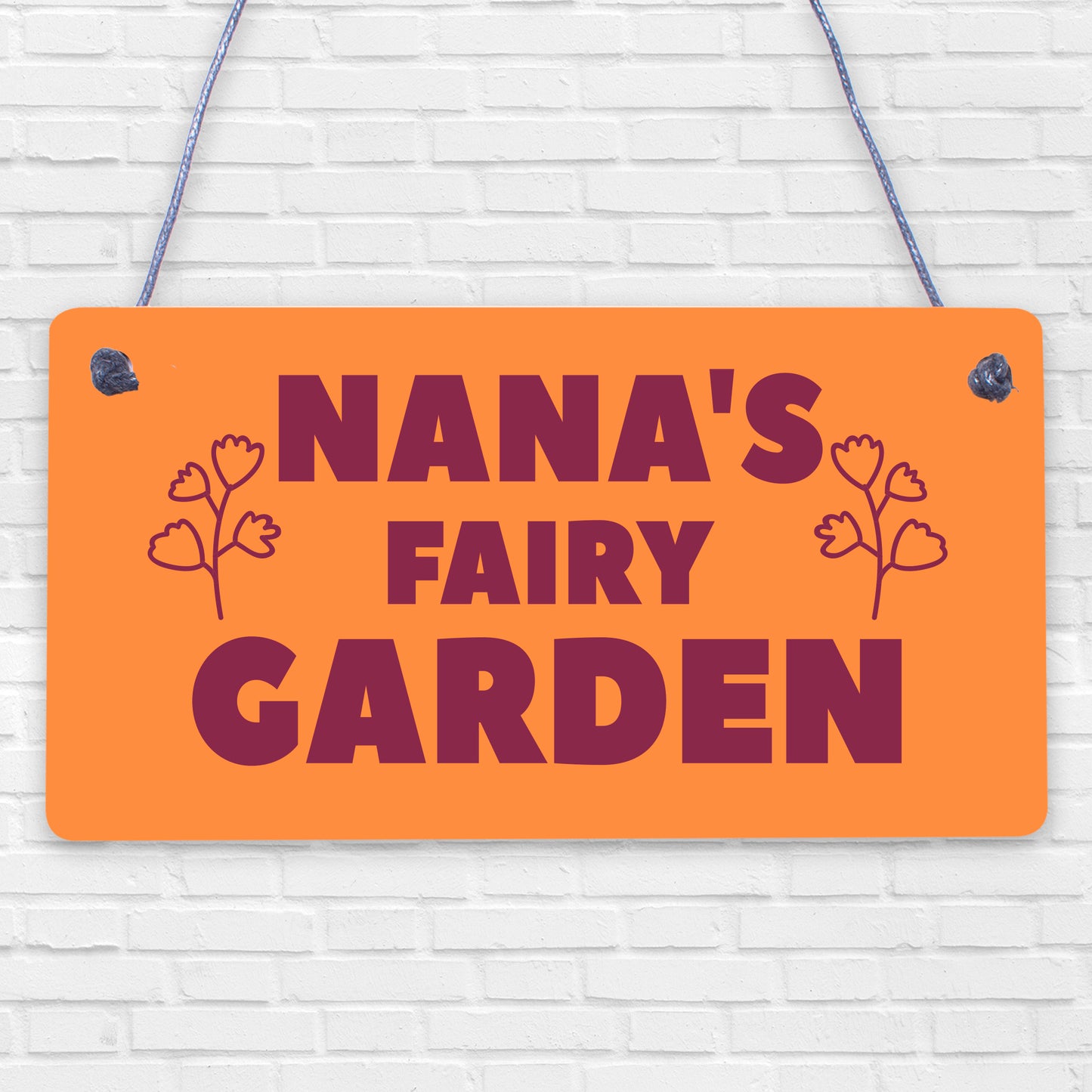 FAIRY GARDEN Plaque PERSONALISED Summerhouse Garden Shed Sign