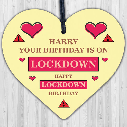 Personalised Funny Birthday Gift Lockdown Gift For Dad Mum Daughter Son Friend