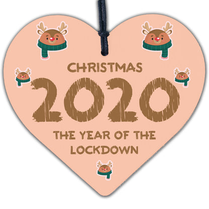 Lockdown Year Gift Christmas 2020 Christmas Bauble Tree Decoration Family Gift