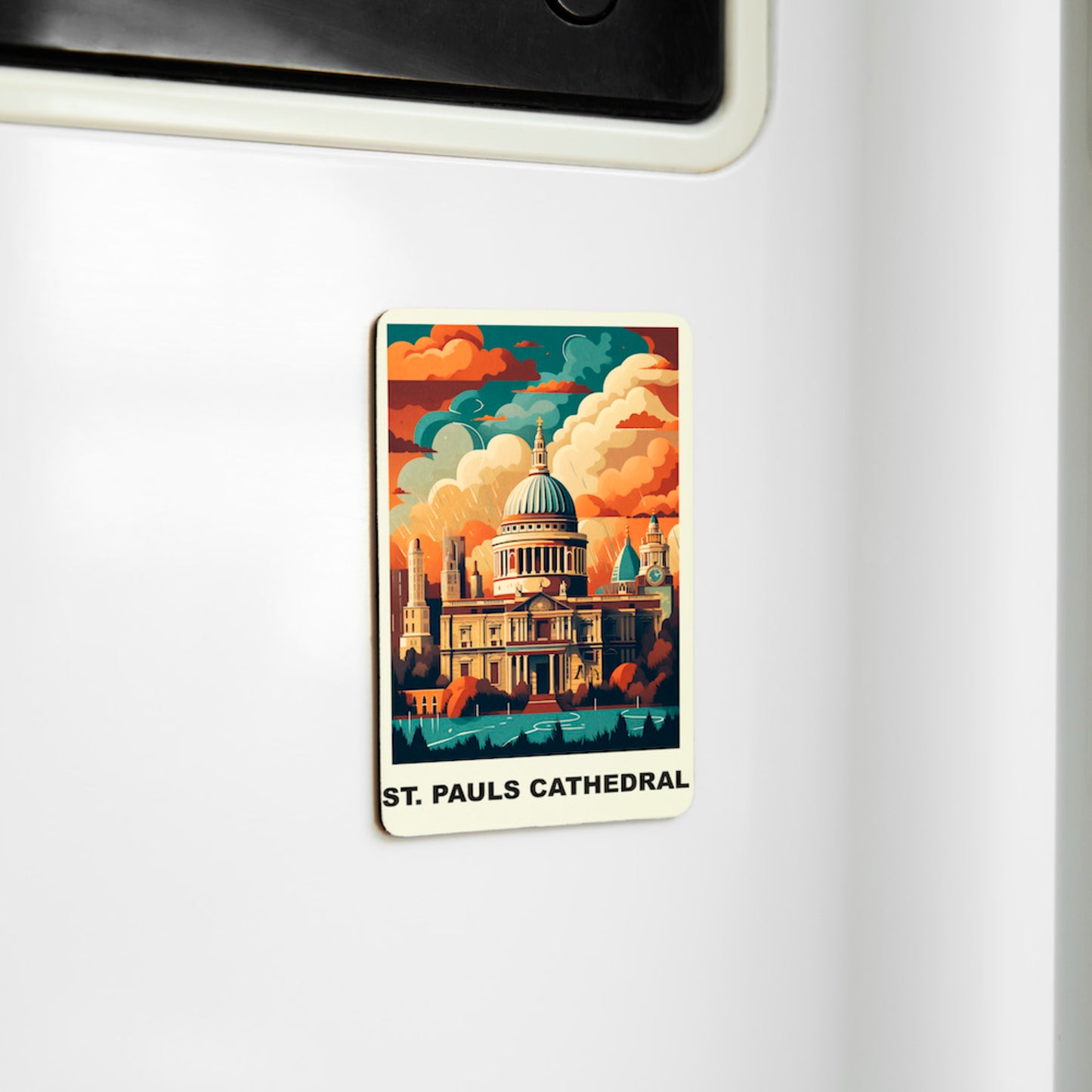 Charming Souvenir Magnets - Celebrate England Memories - St. Paul Cathedral London