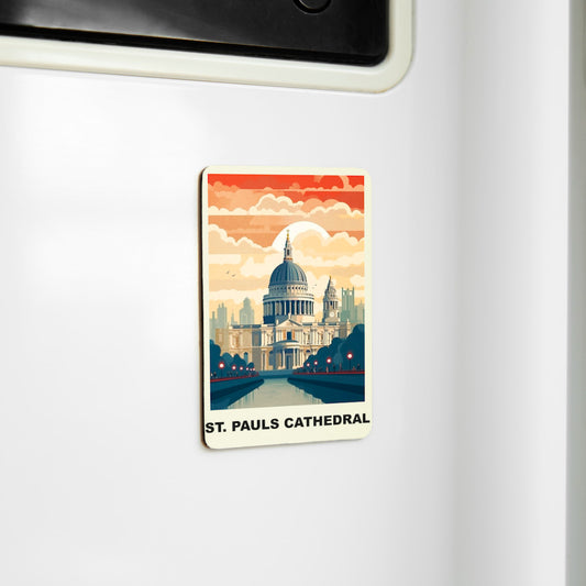 Charming Souvenir Magnets - Celebrate England Memories - St. Paul Cathedral London #2