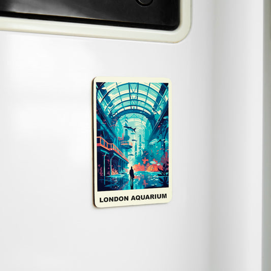 Charming Souvenir Magnets - Celebrate England Memories - London Aquarium