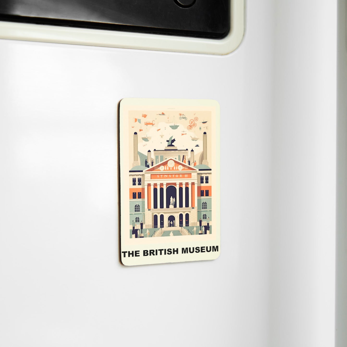 Charming Souvenir Magnets - Celebrate England Memories - The British Museum